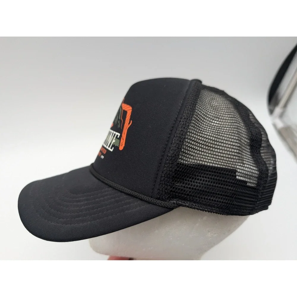 Dakine Handcrafted Quality Trucker Hat Black Mesh Snapback Mountain 10002476